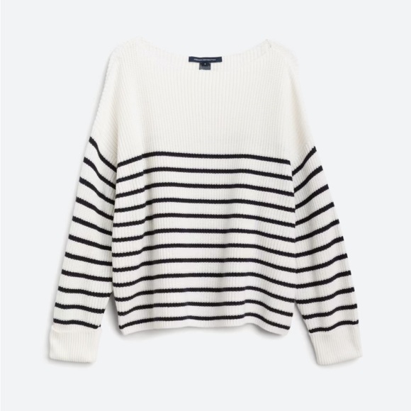 French Connection Sweaters - French Connection Marianne ribbed cotton pullover size XS